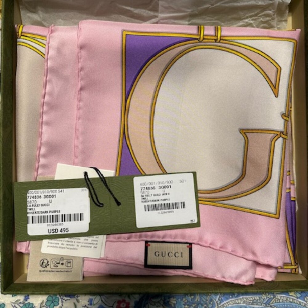 Gucci scarf - authentic - Picture 4 of 6